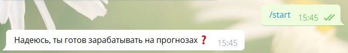 Старт бота Вантресульт