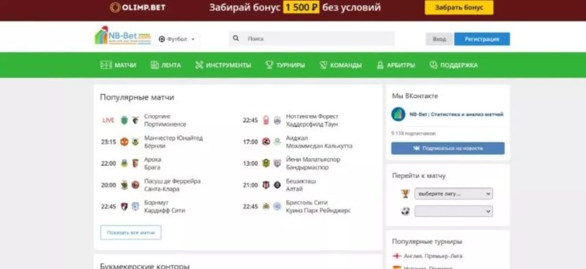Каппер НБ-Бет Вконтакте