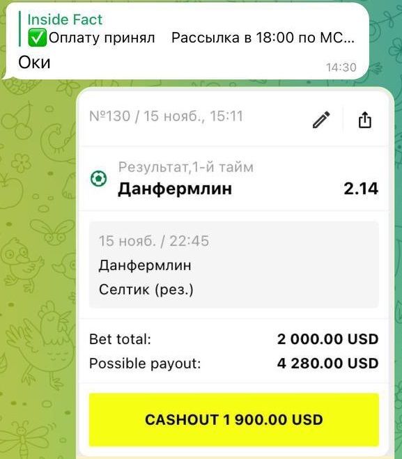 выплаты каппера 