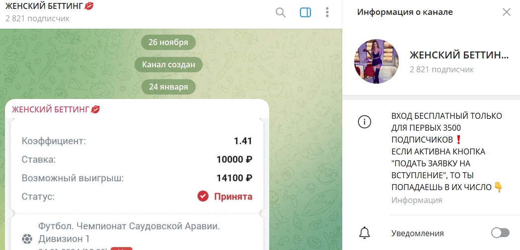 Женский Беттинг каппер
